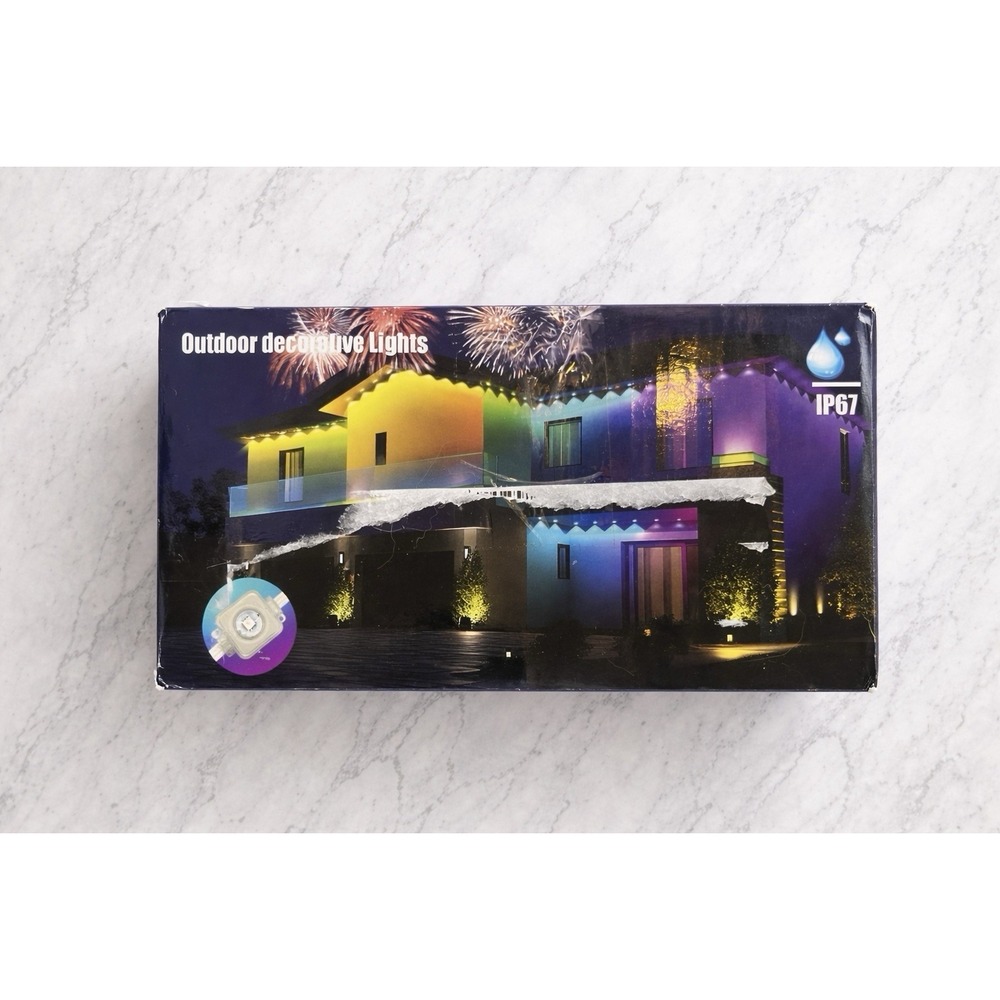 Outdoor LED Decorative Lights IP67 Waterproof Color Changing House Strip